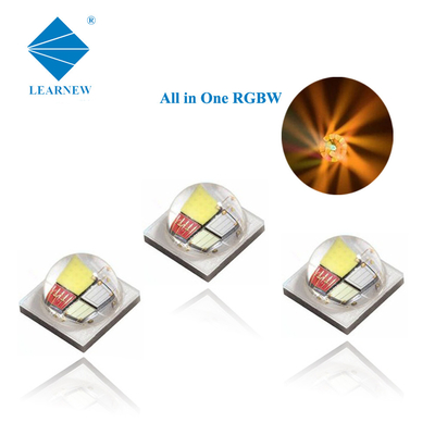 RGBWW 12W 5.0x5.0MM 고전력 SMD는 스마트 홈과 스테이지 광을 위한 칩을 이끌었습니다