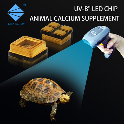 세라믹 SMD LED UVB LED CHIP 290nm 300nm 310MN 315nm 3535 동물용 칼슘 보충제를 위한 칩 LED