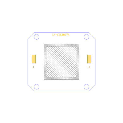 경화를 위한 높은 밀도 20W 395nm UV LED 칩 0