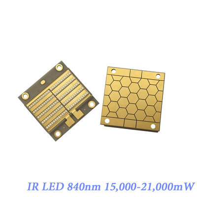 840nm 100W 옥수수 속 LED 칩 15000-21000mW 120DEG IR LED 칩