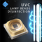UVC 다이오드 1W 3W 5W UV UVC는 칩 265nm 270nm 280nm 80-120mW SMD에게 3535 UVC LED 칩을 보내게 했습니다