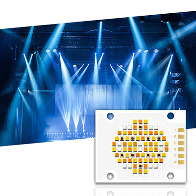 RGBWC 5색 COB LED 칩 180W 300W, 21-24V 입력 전압 및 120° 시야각, 사진 조명용