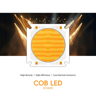 도매 고휘도 효율 300W+300W 5555 바이컬러 고출력 COB LED 칩, 높은 CRI 95, 필름 비디오 조명용