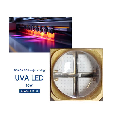 장수 365nm 385nm 395nm 고전력 UVA LED 10w UV 빛 SMD6868 자외선 치료 식물 성장 및 살균 시스템에 대한 다이오드