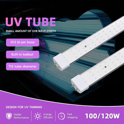 프로 UV 타닝 라이트 튜브100W-120W 1.8M 1.9M 2.0M CE 인증 365Nm UV 튜브