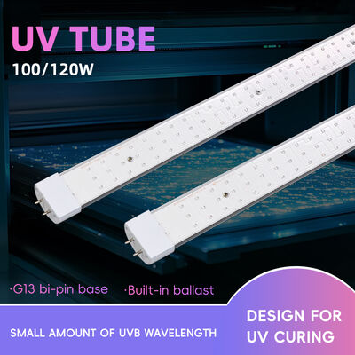 365Nm UV 튜브 310Nm UVB UVA 10:1 비율 태닝 램프 튜브 100W 120W 수은 대체 튜브 ISO9001 CE EMC LVD 인증