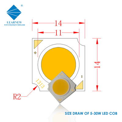 1414 시리즈 COB LED 칩 3W 5W 9W 15W 2700K 6500K 120-140lm/W R11mm LED 스포트라이트