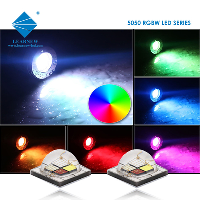 12W SMD5050 RGBW 칩 350mA 620-630nm 520-530nm 460-470nm 3000K 스테이지 조명
