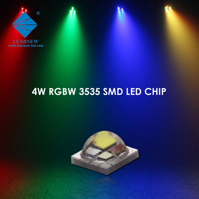 4W 고전력 SMD3535 RGBW 350mA 620-630nm 520-530nm 460-470nm 3000K 스테이지 라이트