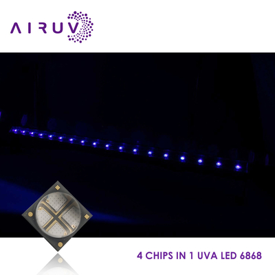 UV 경화를 위한 10W 365nm 385nm 395nm 6-7V Uva 3W LED 칩