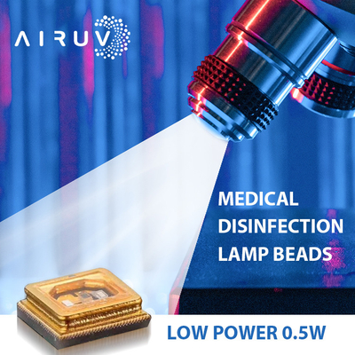 좁은 파장 265nm 285nm UVC LED 칩 낮은 열저항