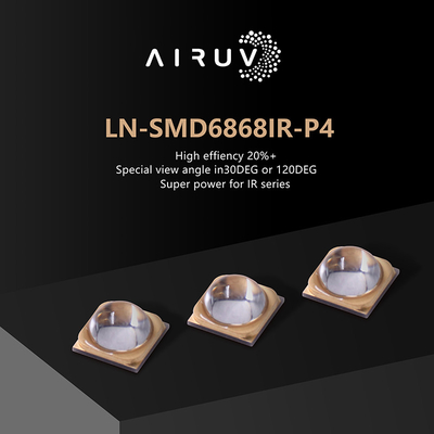LED 캡슐화 시리즈 5W 8W 6868 IR LED CHIP IR 적외선 적색 LED 730nm