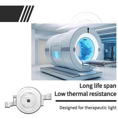 소매 2W 585-590nm 800-810nm LED 칩 950-1100mW 700mA 2.0-2.4V 치료용 램프
