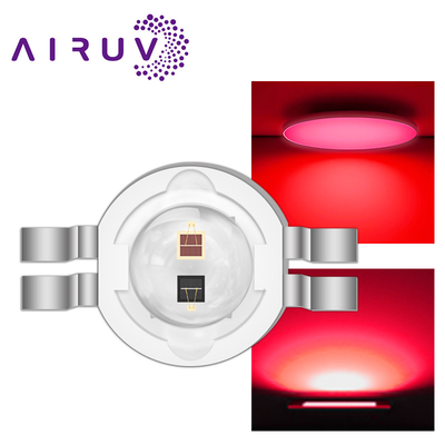 적외선 LED 발사기 2w*2 칩 Ir LED 650-660nm 고전력 R8.0mm 적외선 LED 다이오드