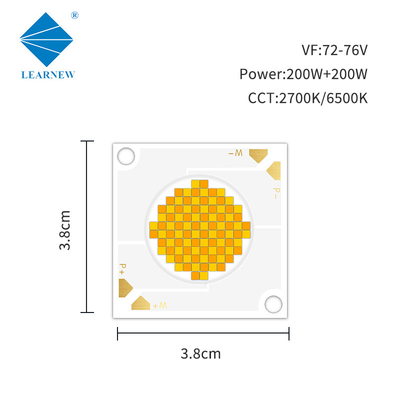 200W 200W COB LED 칩 CRI95 듀얼 디밍 CCT 2700K 6500K을 가진 양색 COB LED
