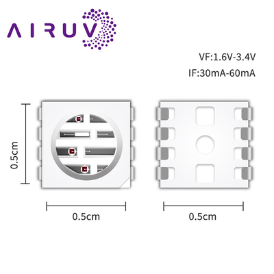 IR SMD LED 칩 5050 0.5w0.3W 0.2W 높은 밝기 5050 치료용 LED 빨간 빛
