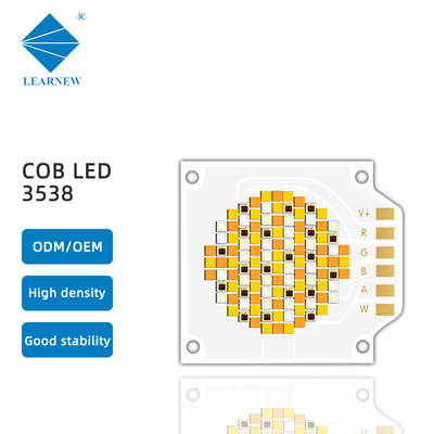 90 LM/W 350W 5 컬러 COB LED 칩 620nm/460nm/520nm/2700K/6500K 방출 크기 26mm CRI 95 뷰 앵글 120 CCT