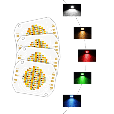 350W 5색 COB LED 칩 3545 Rgbcw 45-48V Ra95 사진용 빛