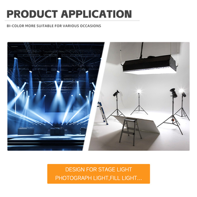 바이 컬러 코브 LED 칩 6060 듀얼 CCT 2700K 6500K 코브 칩 고전력 300W * 2 LED