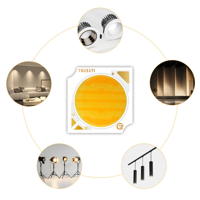 이중 컬러 COB LED 칩 1919 18W 25W 30W CCT 620nm/460nm/520nm 및 VF 36-38V