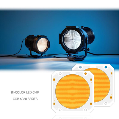 바이 컬러 LED 칩 6060 300W*2 100-120Lm/W 듀얼 CCT 2700K 6500K 비디오 라이트