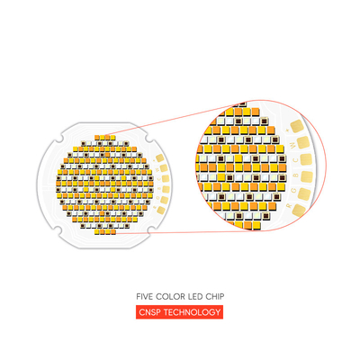 R50 시리즈 고전력 5색 COB LED 칩 300W/700W 따뜻한 흰색 빨간색 녹색 파란색 RGB UV IR 적외선 성장 홍수 빛