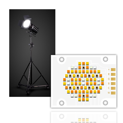 4050 Cob 칩 21V-24V 180W/200W 2700K 6500K 높은 CRI>95 사진 조명용 5 가지 컬러 COB LED 칩