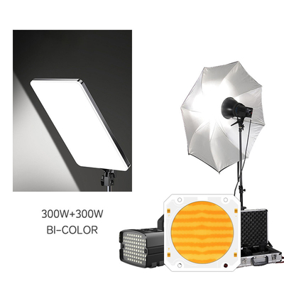 60*60 195-205V 300W 300W 듀얼 CCT LED COB 200W 200W 바이 컬러 COB LED 칩 90LM/W와 CCT 620nm/460nm/520nm/2700K/6500K