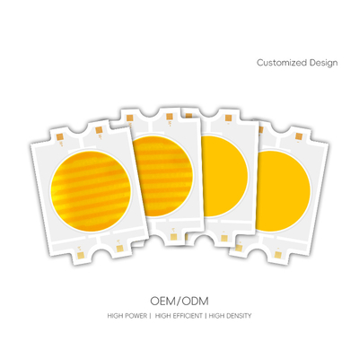 듀얼 CCT 2700K+6500k 양색 Warm+Cool White CRI 70 80 90 95 고전력 100W 200W 300W COB LED 칩 양색