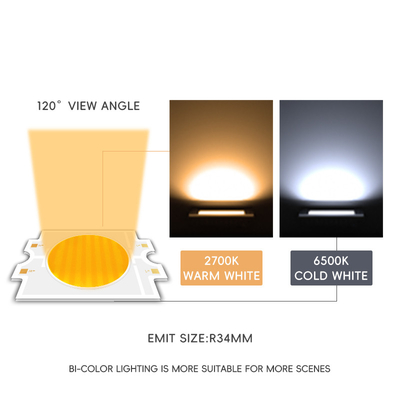 이중 SMD LED 에피스타 칩 4055 CCT 2700K/6500K와 함께 2가지 색상 빨간색 흰색