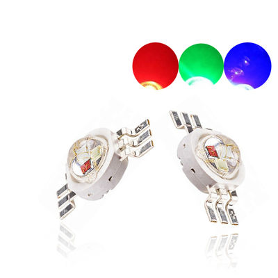 고전력 SMD RGBW LED 칩 1-4W 120° 관점