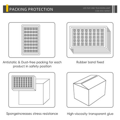 사난 SMD3535 LED 칩 3W 4W 백색 세라믹 기판 120° 관점