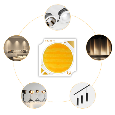 양색 LED 칩 18W-30W 2800K-6500K 조정 가능한 COB Ra90