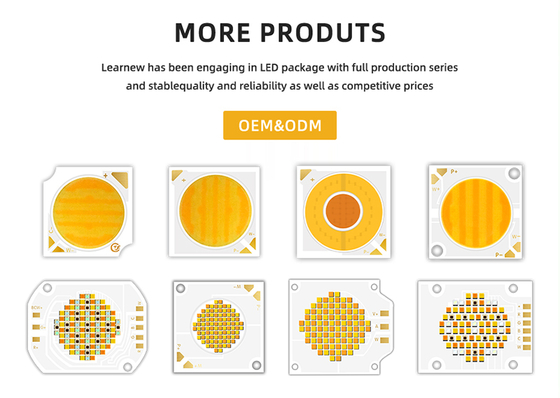 양색 LED 칩 18W-30W 2800K-6500K 조정 가능한 COB Ra90