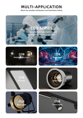 양색 LED 칩 18W-30W 2800K-6500K 조정 가능한 COB Ra90