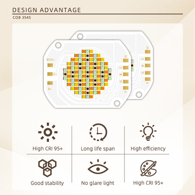 3545 LED 칩 350W RGBCW 45-48V 고휘도 COB