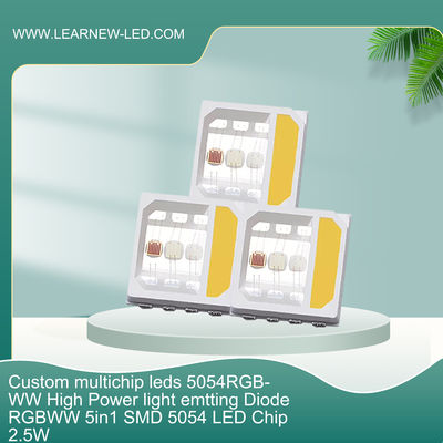 SANAN 3W 4W RGBW SMD LED Chip 5054 300mA for Stage Lighting