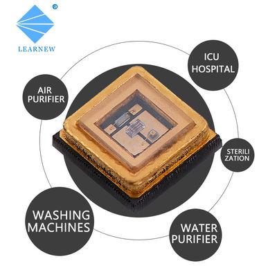 CE 인증 270nm 265nm 275nm UVC LED 칩, 석영 유리 렌즈 포함, 정수기용