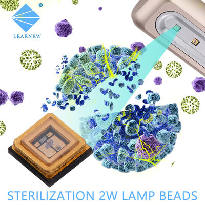 CE 인증 270nm 265nm 275nm UVC LED 칩, 석영 유리 렌즈 포함, 정수기용