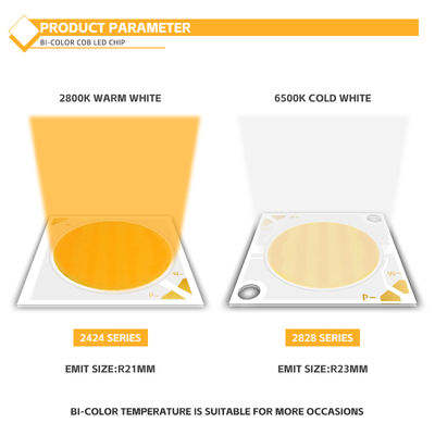 2828 Series High Power COB LED Chip 30W-80W with 120-140lm/w for LED Downlight and Car Light