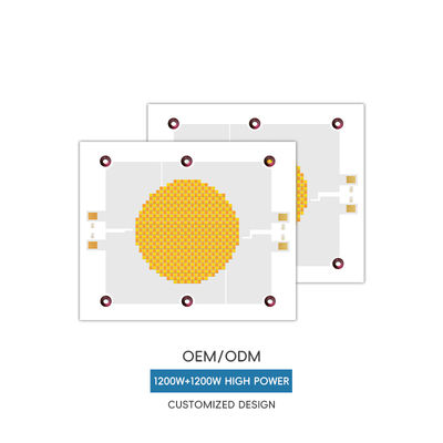 10000시간 작동하는 고효율 COB LED 칩, 120° 시야각 및 Algainp 소재, 무대 및 사진 조명용