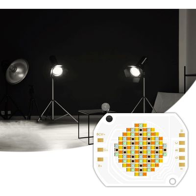 350W COB LED 칩 2700K-6500K RGBCW 풀 컬러 튜닝 가능, 120° 시야각, 무대 및 사진 조명용
