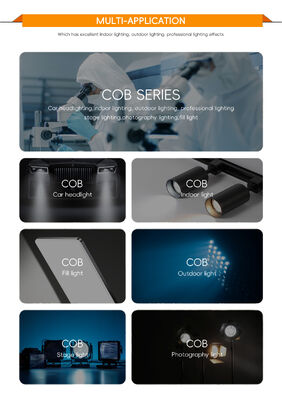 도매 고휘도 효율 300W+300W 5555 바이컬러 고출력 COB LED 칩, 높은 CRI 95, 필름 비디오 조명용