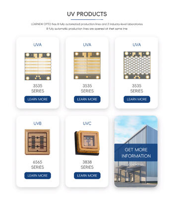 고휘도 SMD3535 UVA LED 칩 3W 395nm 405nm UV 경화 및 살균용 120도 UV LED 상업용 산업용