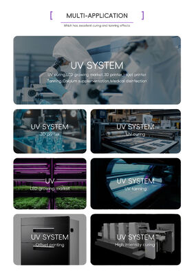 1.5M UV LED 튜브 365nm 370nm 100W 120W UV 튜브 램프 의료용 1.7M AC 디자인 태닝 베드 UV LED 광선 치료 솔루션 전문가