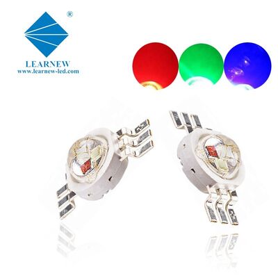 순수 구리 리드프레임 3W RGB LED 어레이 고출력 적색 녹색 청색 LED 칩 (LED 다운라이트 및 트랙 조명용)