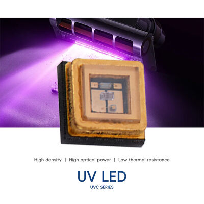 3W UVC 3535 패키지 265nm SMD 고성능 SMD 500mA UVC LED 다이오드 고효율 110mW 275nm 물 공기 정화