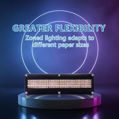 긴 수명 AC220V 1200W 쿨링 UV LED 시스템 395nm 310mm 길이 인쇄기 12w/cm2 0-12V 디밍 오프셋 프린터