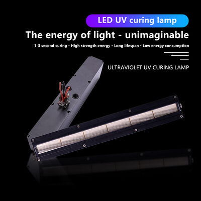 긴 수명 AC220V 1200W 쿨링 UV LED 시스템 395nm 310mm 길이 인쇄기 12w/cm2 0-12V 디밍 오프셋 프린터