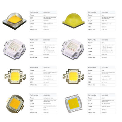 심천 제조 고출력 LED SMD 5050 타입 5w 10w 18w LED 가로등 및 LED 손전등용 조명
